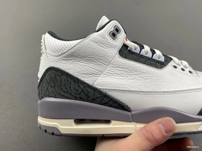 Cheap TBkick Jordan Cement 3 Grey Air CT8532-106 0727